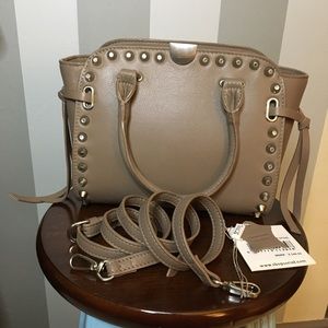 Sorial Taupe Parker Satchel purse